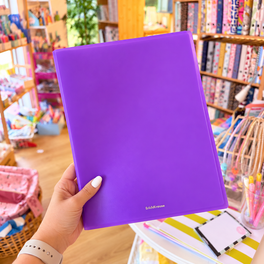 Portfolio A4 20 Micas Vivid ROXO (Erick Krause)