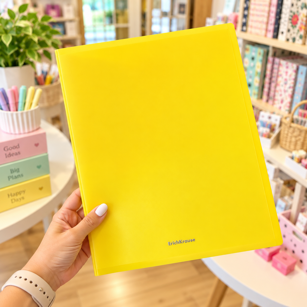 Portfolio A4 20 Micas Neon Amarelo (Erick Krause)