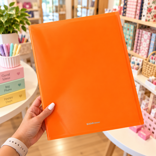 Portfolio A4 40 Micas Neon LARANJA (Erick Krause)