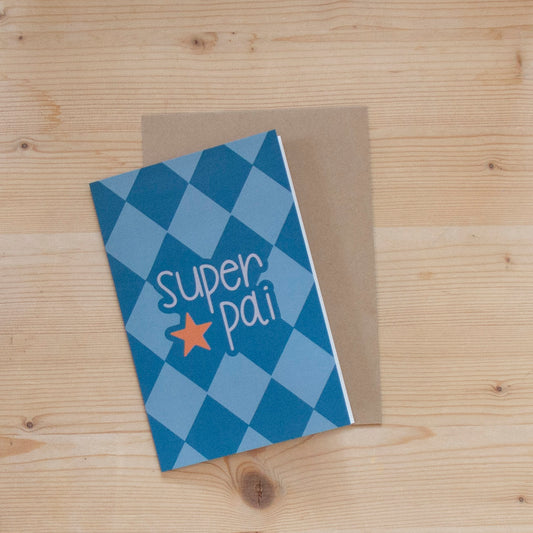 Postal SUPER PAI BLUE