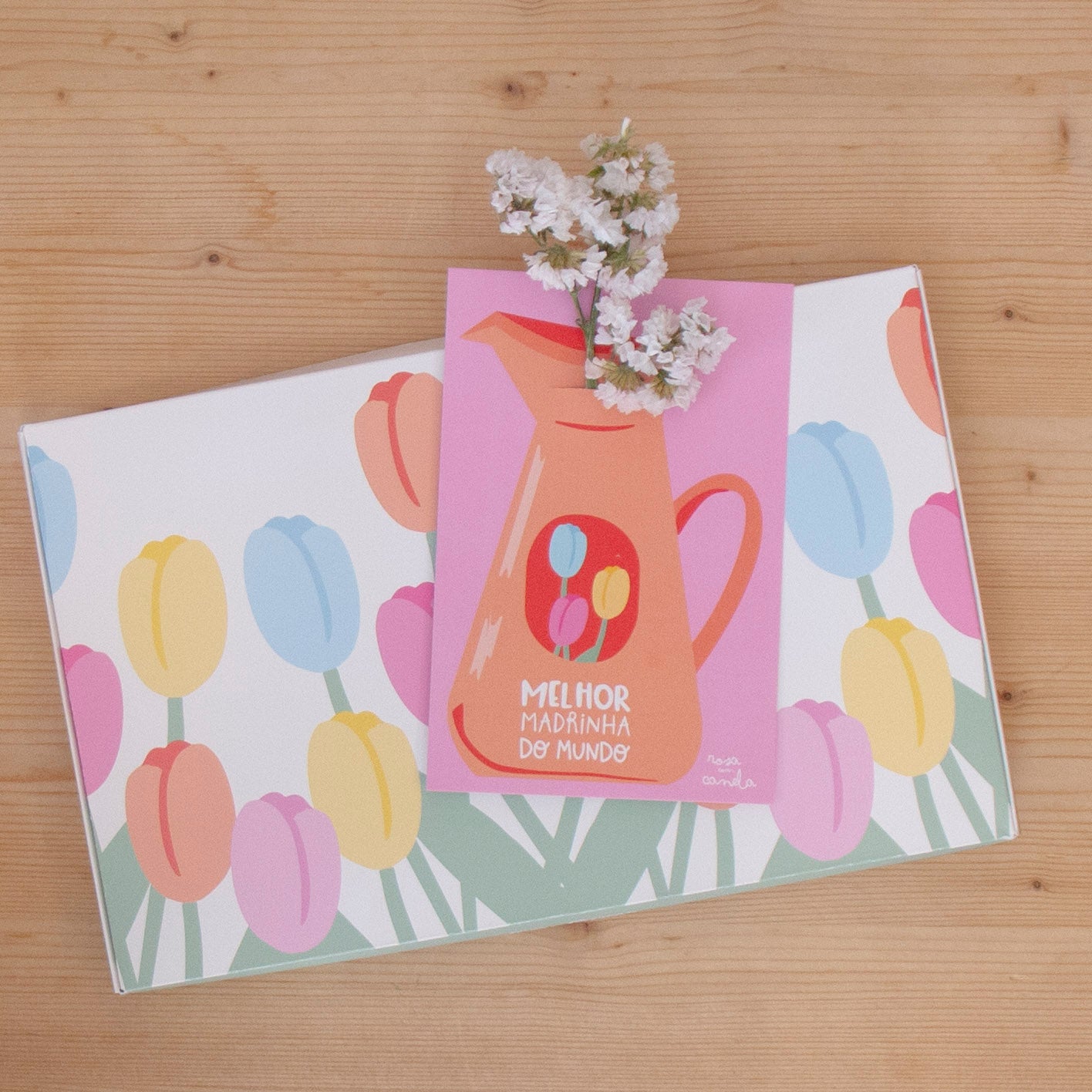 Postal Ramo Melhor Madrinha do Mundo