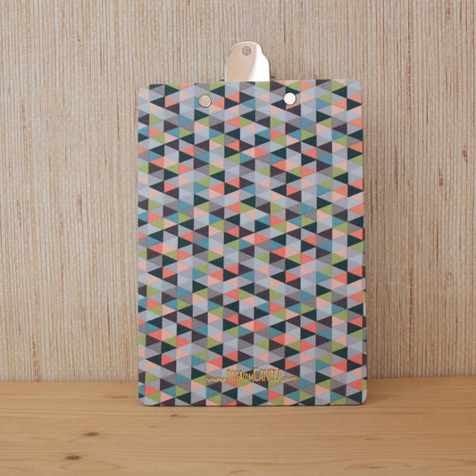 Prancheta A5 Tecido Triangles