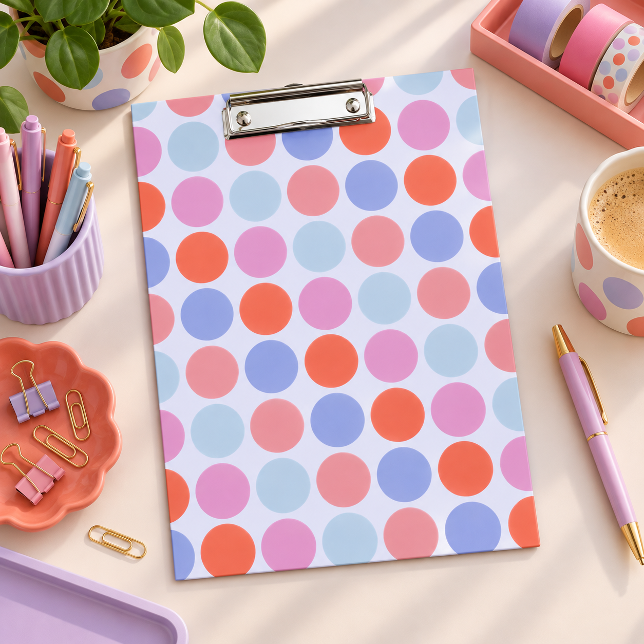 Prancheta A4 RCC Candy Dots