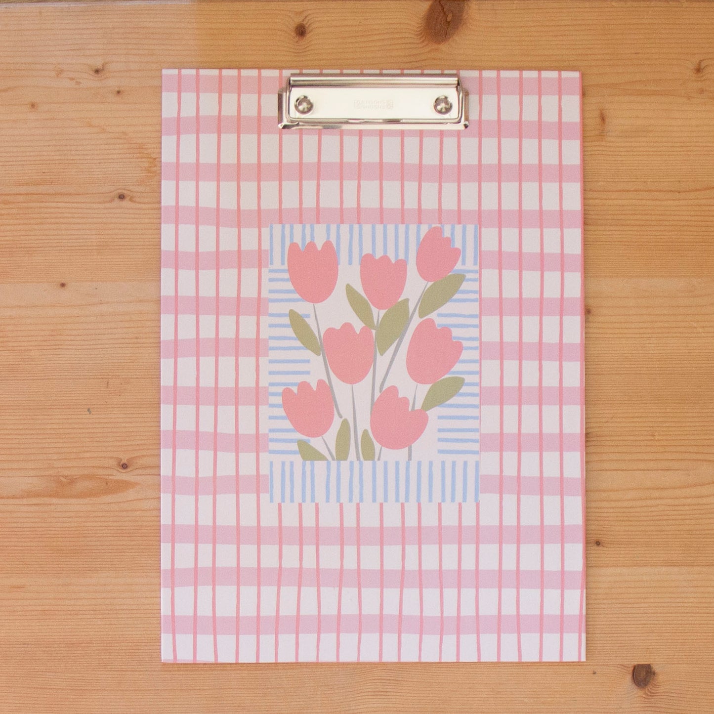 Prancheta A4 RCC FLOWERS PINK