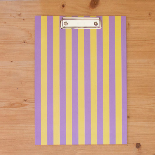 Prancheta A4 RCC STRIPES LAVANDA