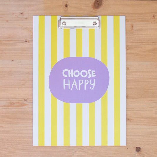 Prancheta A4 RCC YELLOW STRIPES