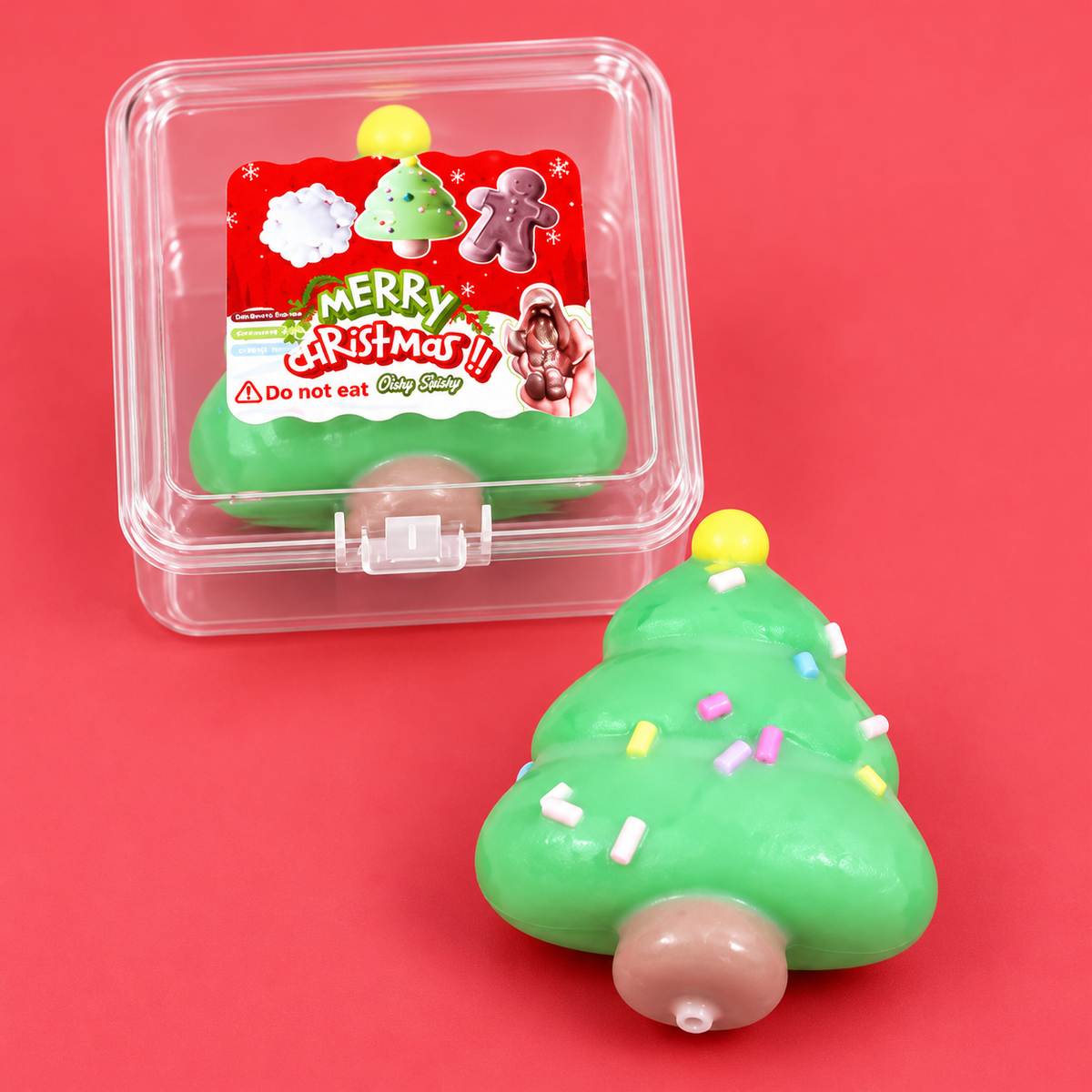 Squishy Crocante Árvore de Natal