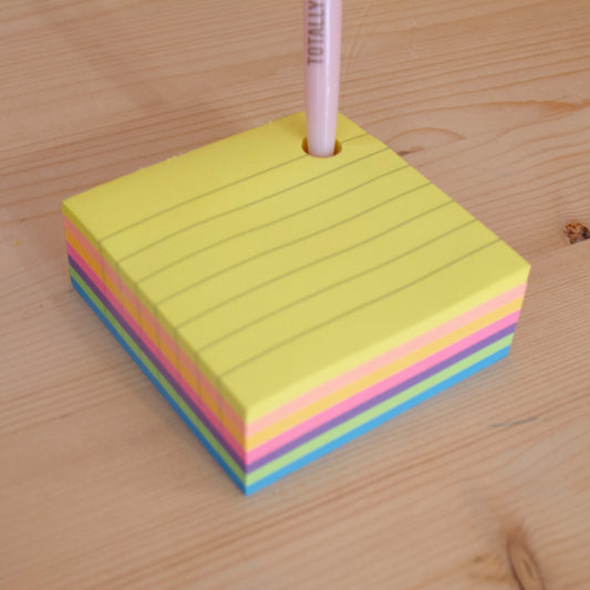 Sticky Notes 280 folhas (76x76 mm) Pautado Colorido
