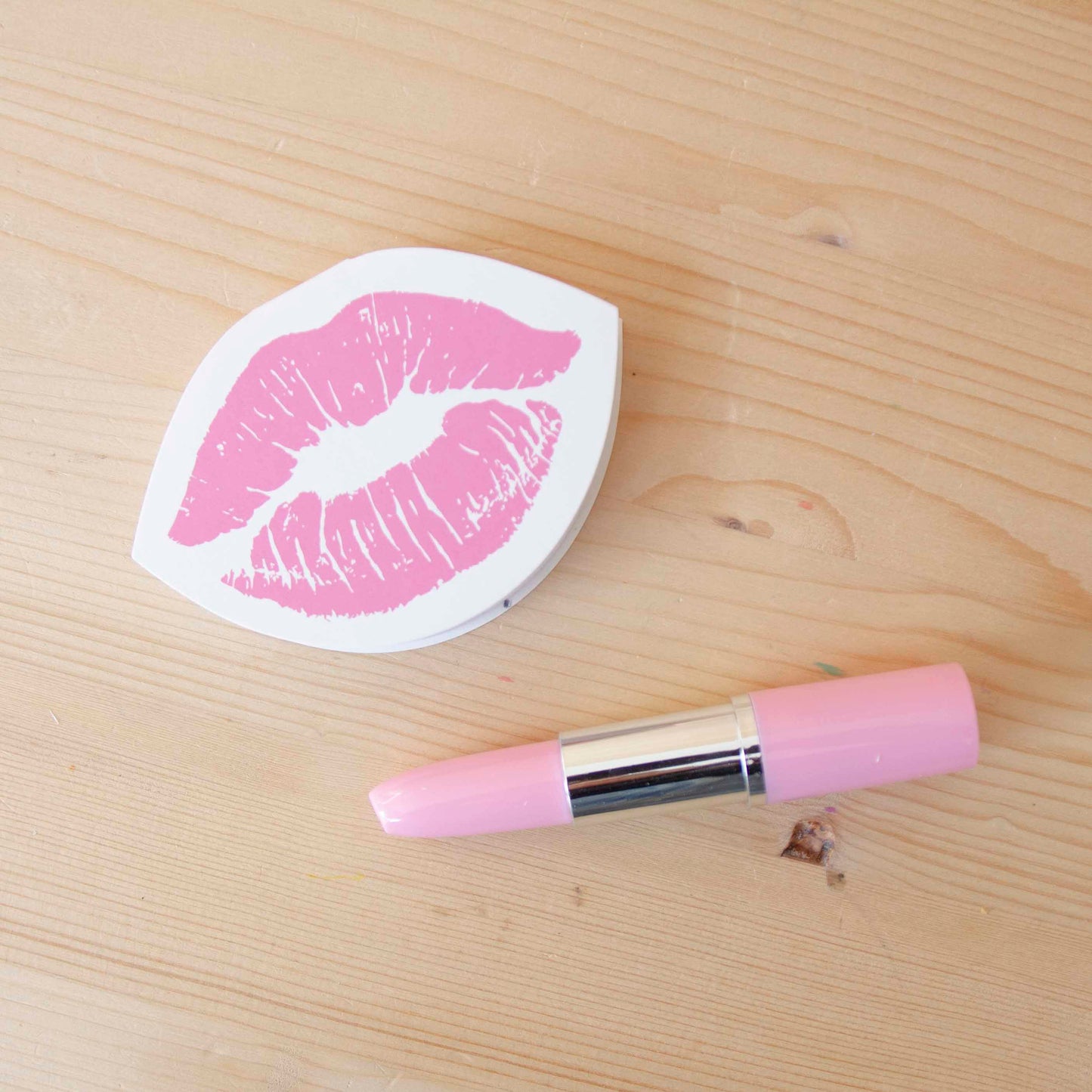 Sticky Notes Kiss Pink Sweet c/Caneta