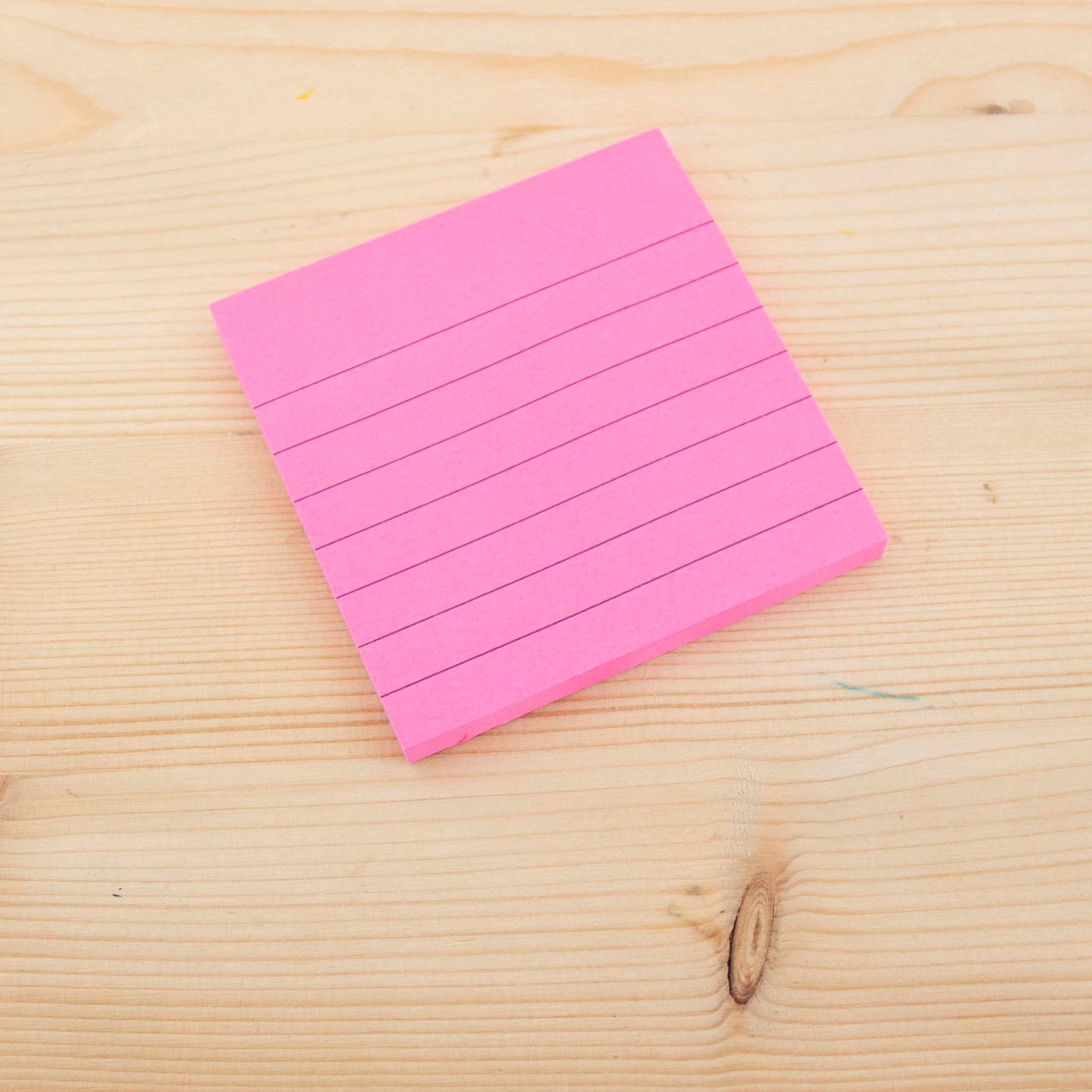 Sticky Notes 80 folhas (76x76 mm) Pautado Rosa
