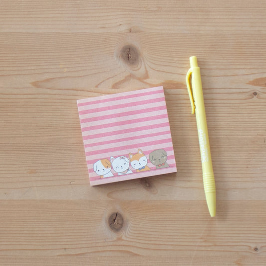 Sticky Notes 78x78mm PINK STRIPES