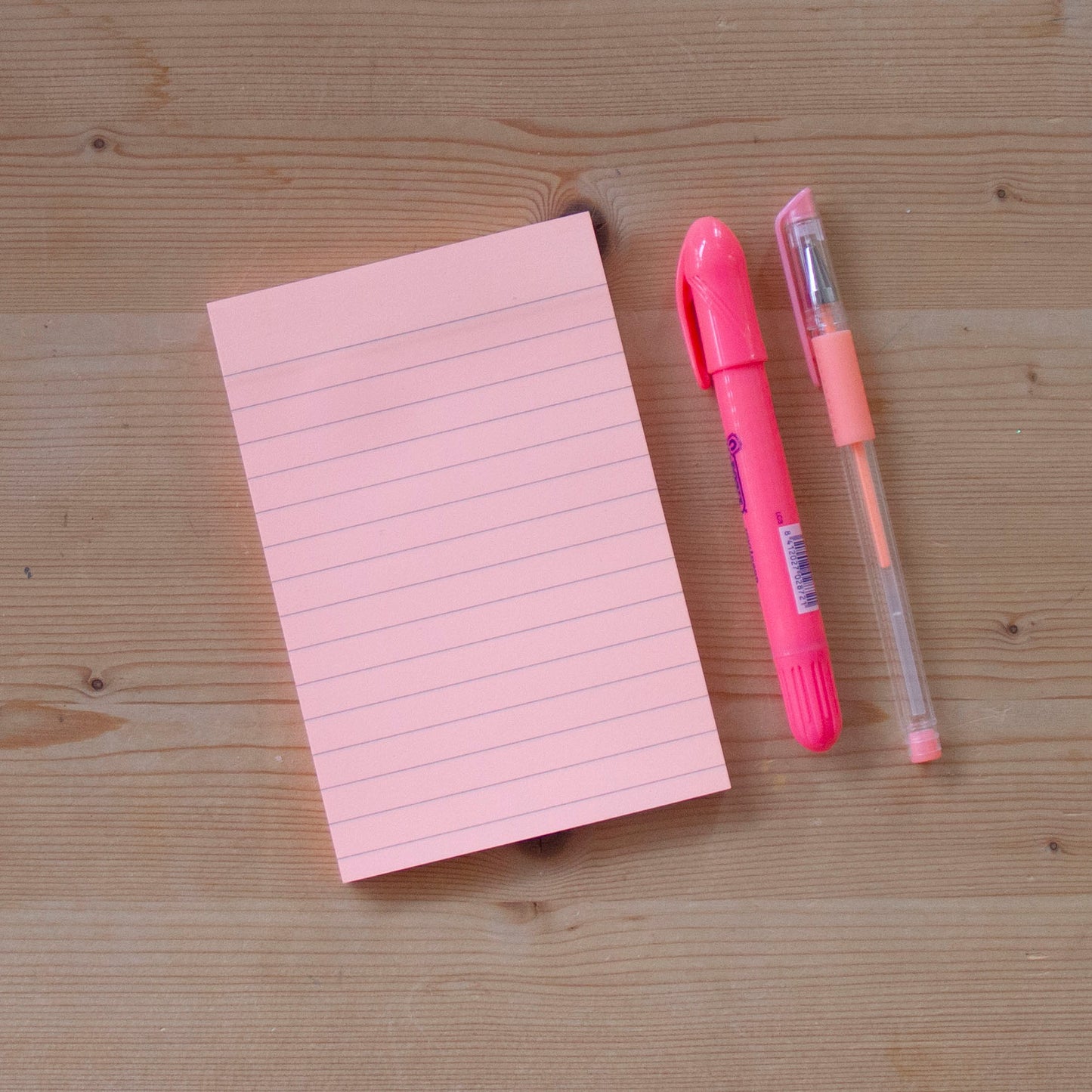 Sticky Notes 100 folhas (101x152mm) Pautado Rosa Salmão