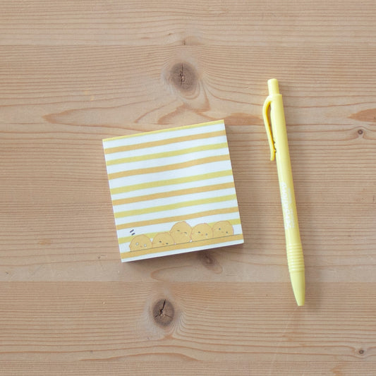 Sticky Notes 78x78mm YELLOW STRIPES