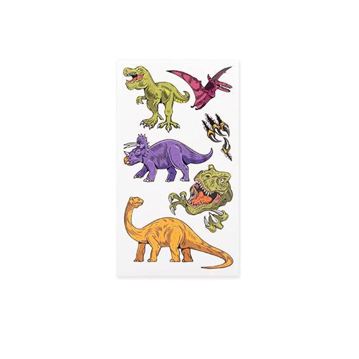Tatuagem 6 x 10 cm para crianças Dinossauros