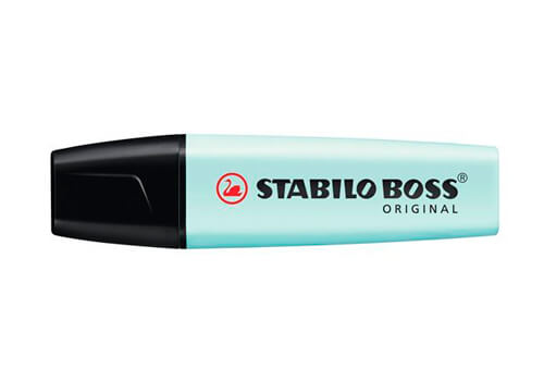 Marcador Stabilo Boss Pastel Menta