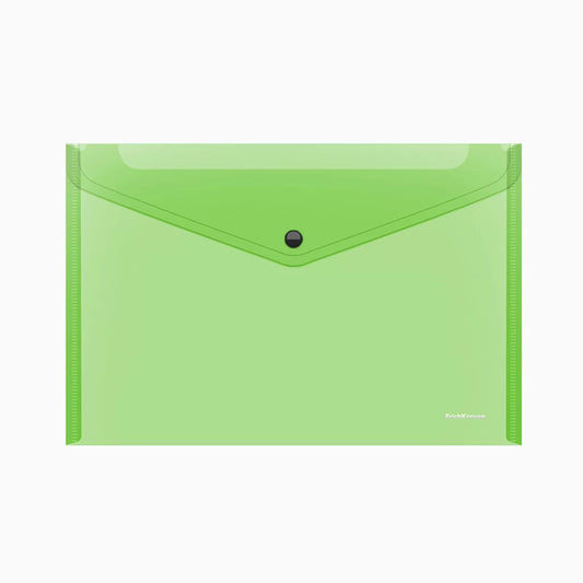 Bolsa Envelope A4 com mola Neon Verde