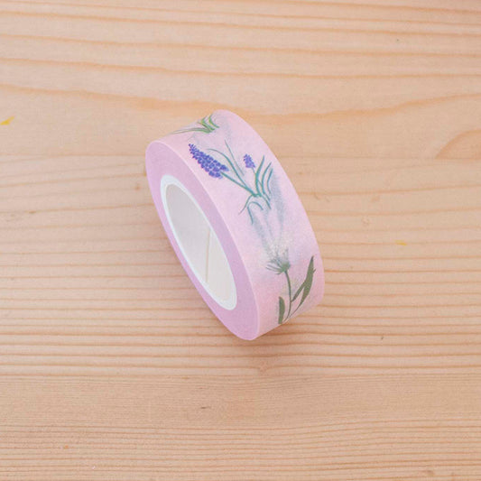Washi Tape Floral Pink