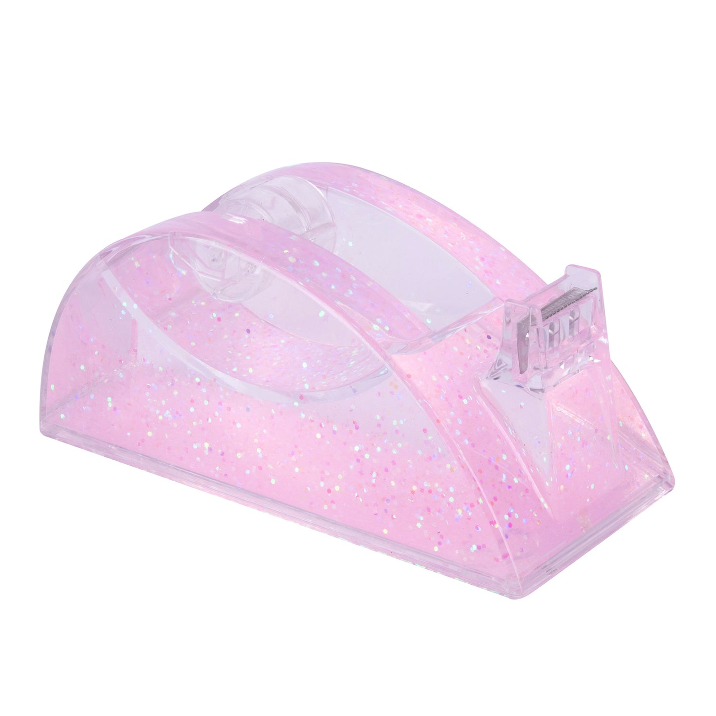 Suporte de fita cola Glitter Rosa Clarinho