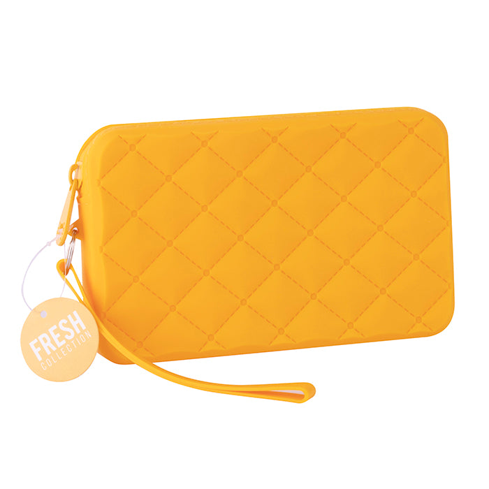 Bolsa Pequena Silicone Rectangular Fresh Amarela*