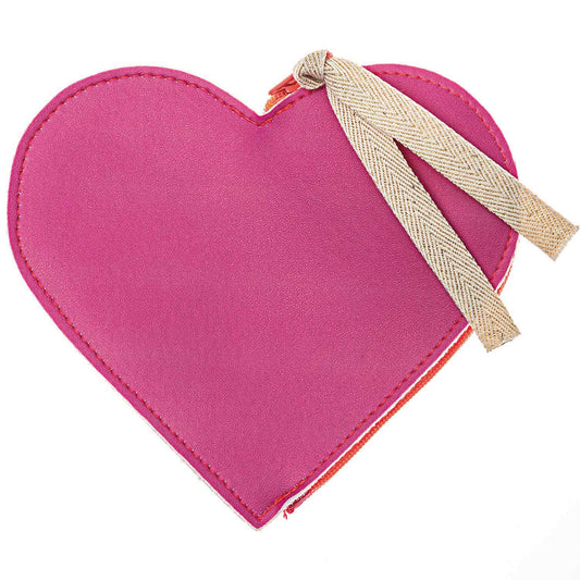 Bolsa Pink Heart 13 x 14 cm