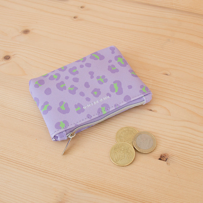 Bolsa S Leopardo Lilás 10,5 x 7,5 cm