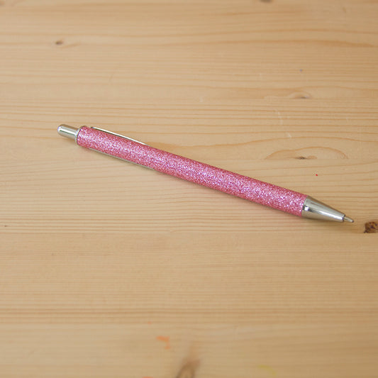 Caneta Glitter Rosa