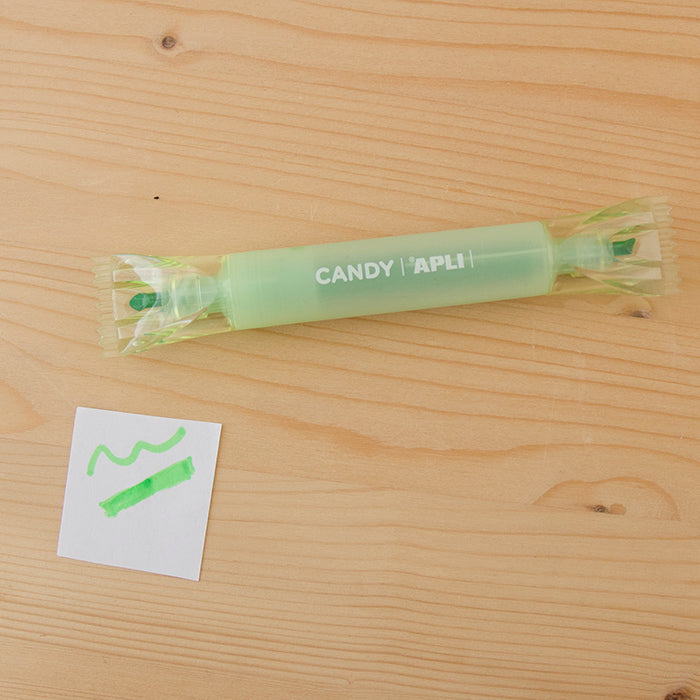 Marcador Candy (ponta dupla) Verde Fluo
