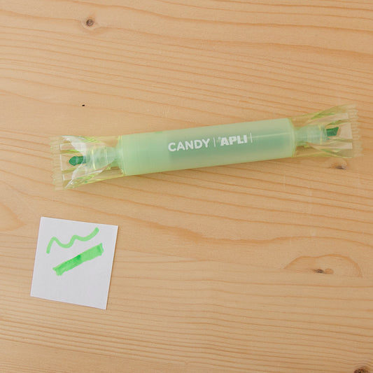 Marcador Candy (ponta dupla) Verde Fluo
