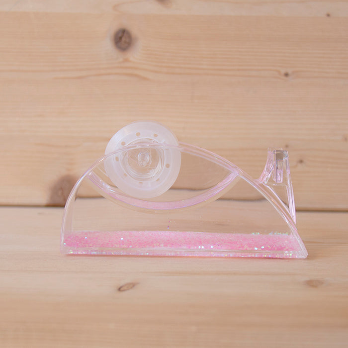 Suporte de fita cola Glitter Rosa Clarinho