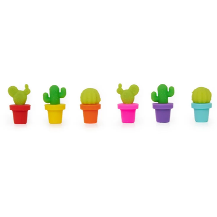 Kit 6 marcadores de copo Cactus Fiesta