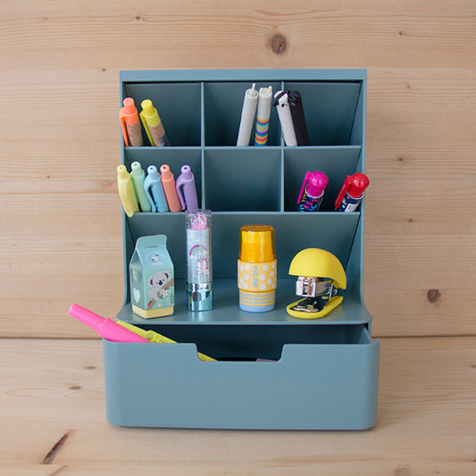 Organizador de mesa Hive Verde Cobalto*